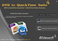 4Videosoft DVD to QuickTime Suite screenshot